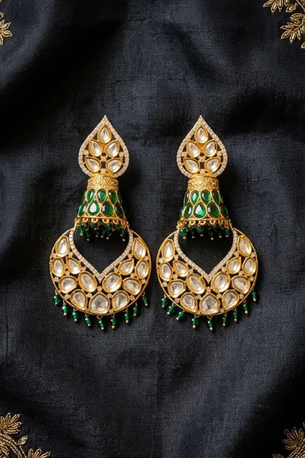 luxe-spade-kundan-jhumke-1