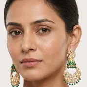 luxe-spade-kundan-jhumke