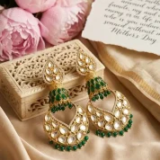 luxe-spade-kundan-jhumke