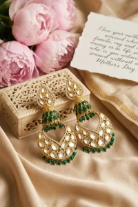 luxe-spade-kundan-jhumke