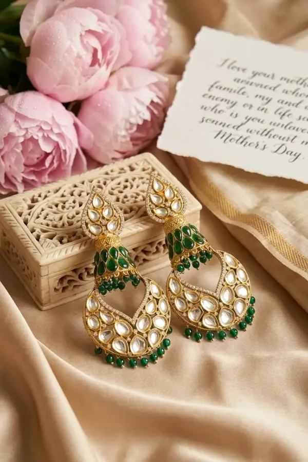 luxe-spade-kundan-jhumke