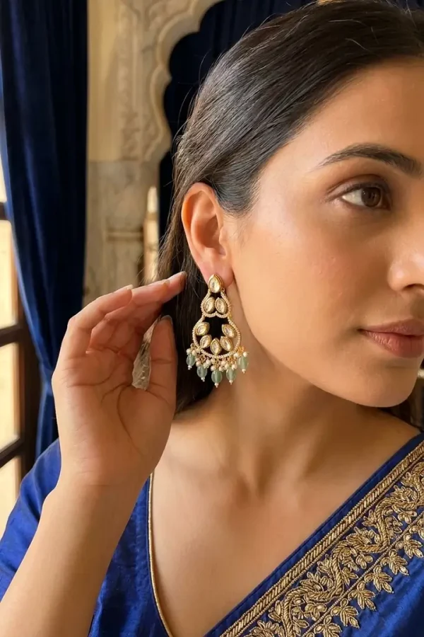 Classic-Kundan-green-drops