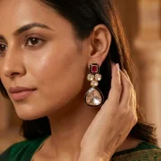 Imperial-ruby-kundan-drops