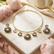 Kundan-Hasli-Green-drop-set