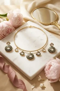 Kundan-Hasli-Green-drop-set