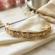 Kundan-n-Pearl-off-white-bracelet