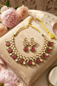 Kundan-ruby-royal-bridal-set