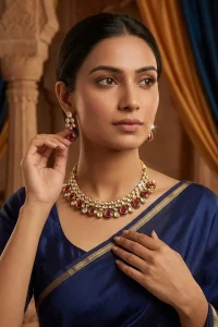 Kundan-ruby-royal-bridal-set