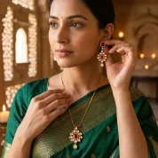 Lovers-Kundan-pendant-set