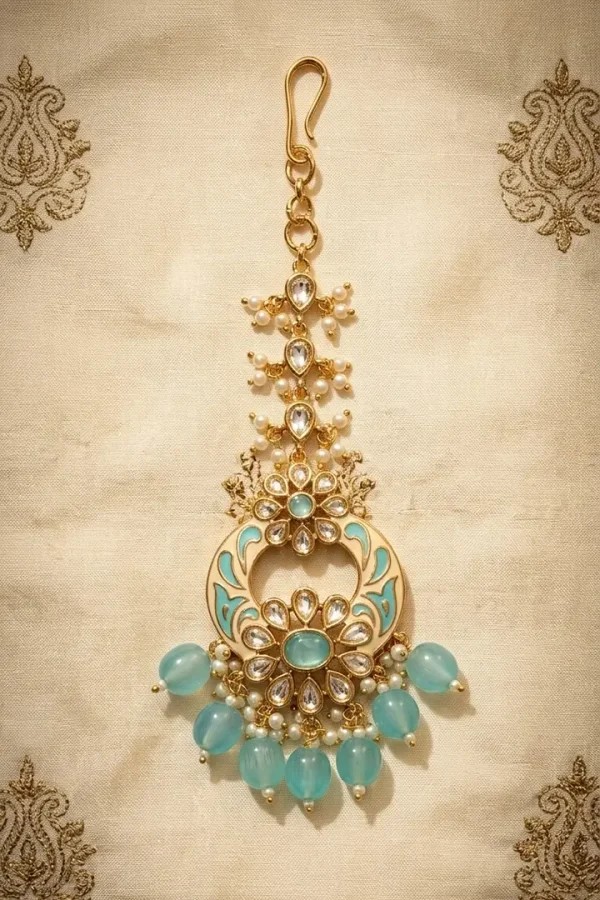 Meenakari-kundan-chaand-tikka-2 Meenakari-kundan-chaand-tikka