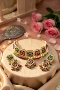 Navratna-jadau-choker-set