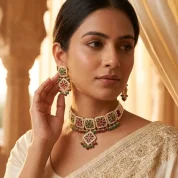 Navratna-jadau-choker-set
