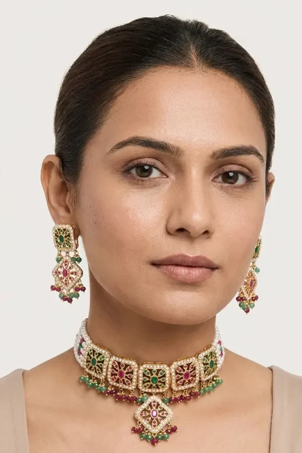 Navratna-jadau-choker-set-3 Navratna-jadau-choker-set