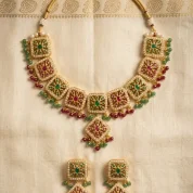 Navratna-jadau-choker-set