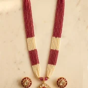 Ratna manjari Kundan pendant set
