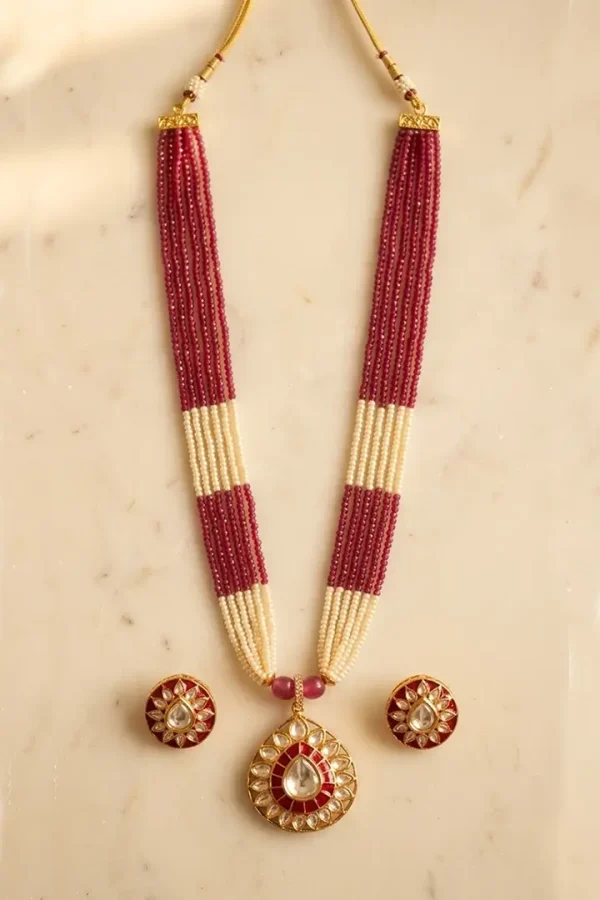 Ratna-manjari-Kundan-pendant-set-1 Ratna manjari Kundan pendant set