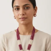 Ratna manjari Kundan pendant set