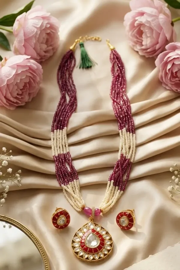 Ratna-manjari-Kundan-pendant-set-3 Ratna manjari Kundan pendant set