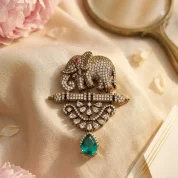 Royal-elephant-green-dew-brooch