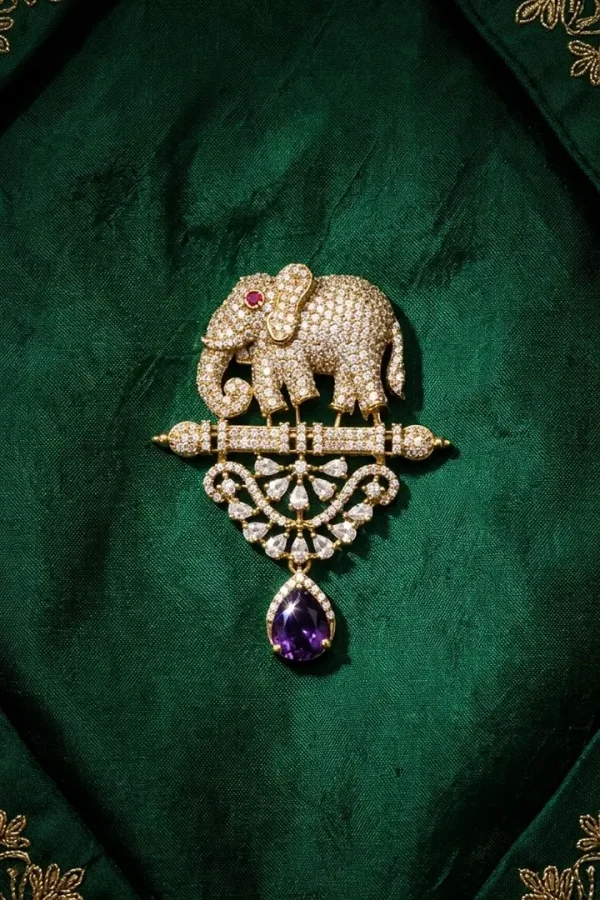 Royal-elephant-purple-dew-brooch-2 Royal-elephant-purple-dew-brooch
