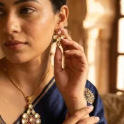 Serene Kundan pendant set