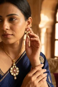 Serene Kundan pendant set