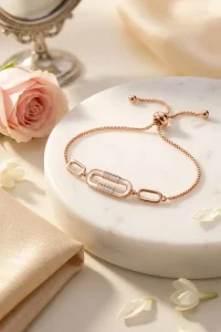 Stunning-Rose-gold-bracelet