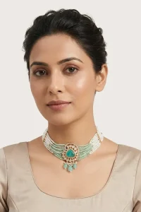 Turquoise-maharani-kundan-choker