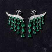 dazzling emerald drops