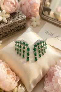 dazzling emerald drops