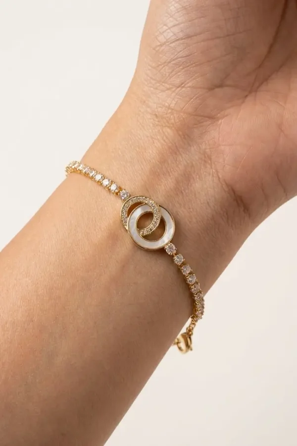 double-hoop-diamond-bracelet-2 double hoop diamond bracelet