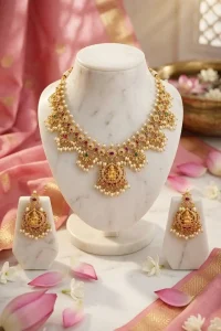 golden jadau temple set