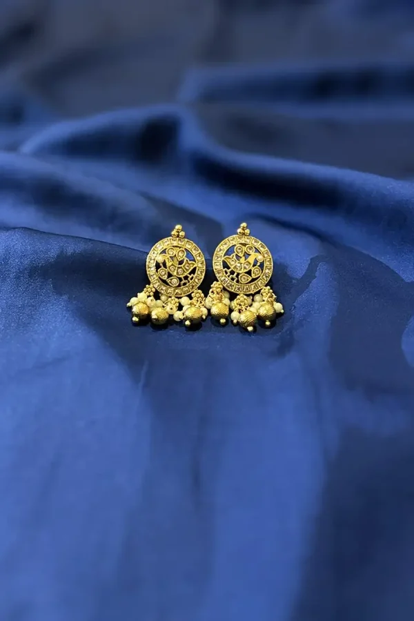 studded-gold-peacock-jhumke