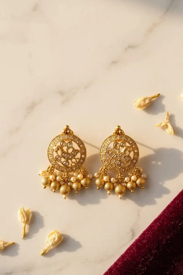 studded-gold-peacock-jhumke