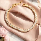 Tennis solitaire diamond bracelet