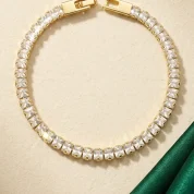 Tennis solitaire diamond bracelet