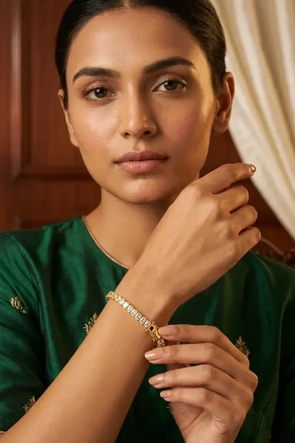 Tennis solitaire diamond bracelet