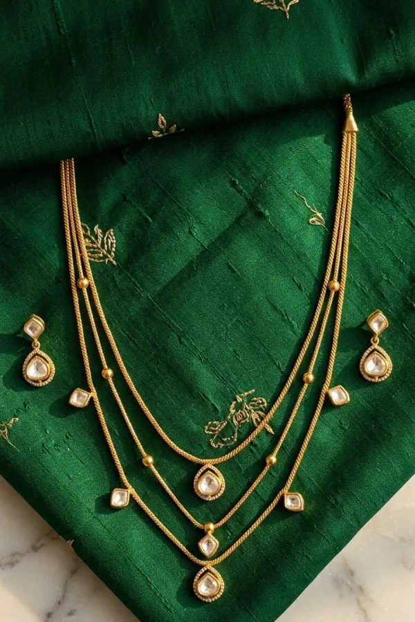 three-layered-Polki-set