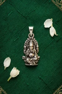 Ganesh Silver Pendant