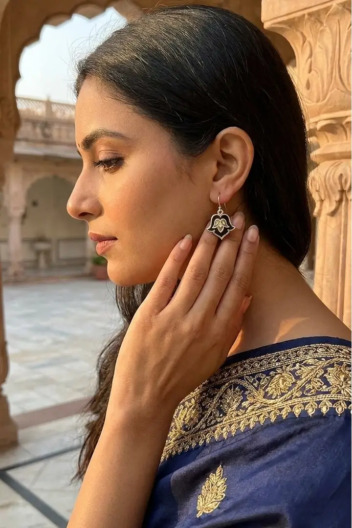 meenakari-dark-flower-earrings