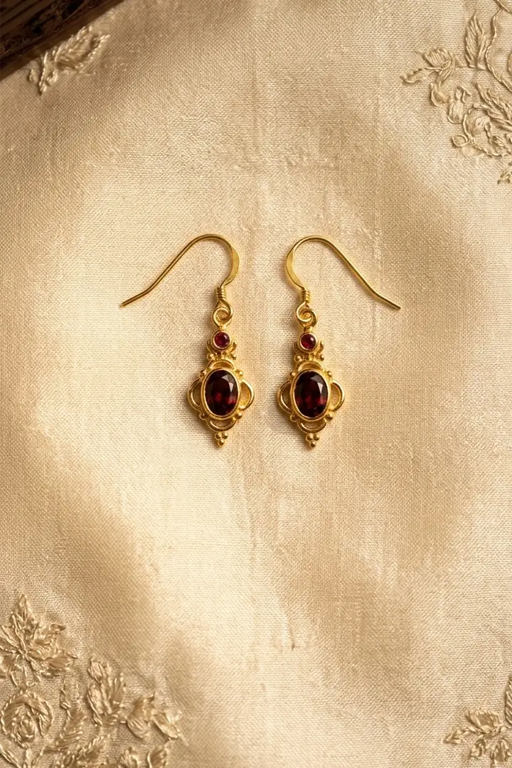 red-garnet-18k-gold-polish-earrings