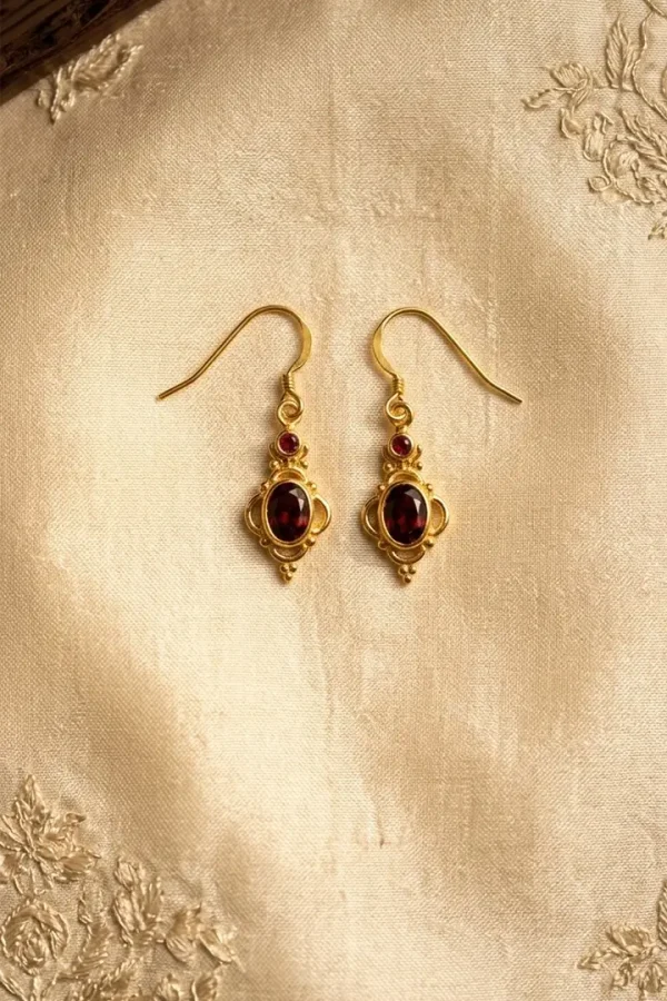 red-garnet-18k-gold-polish-earrings