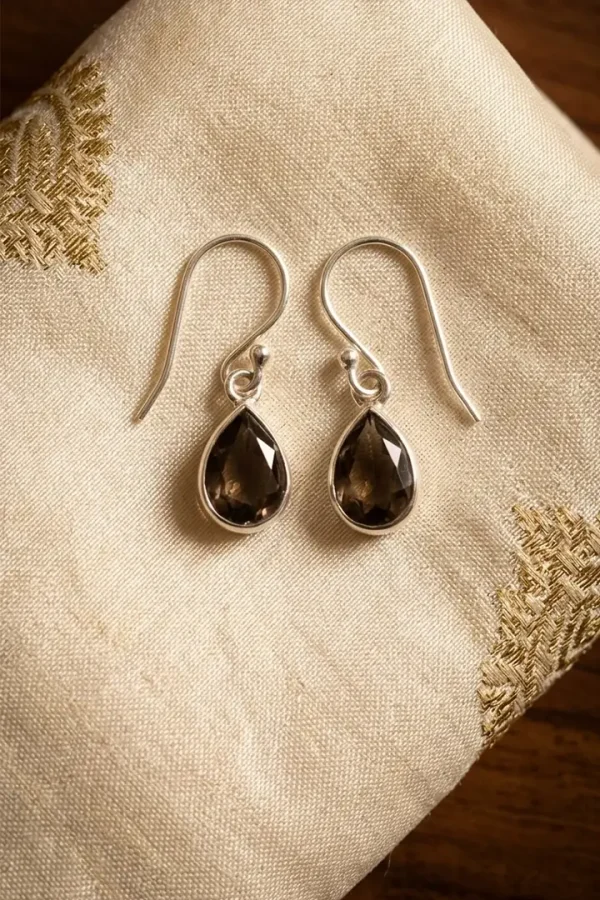 smoky-quartz-earring